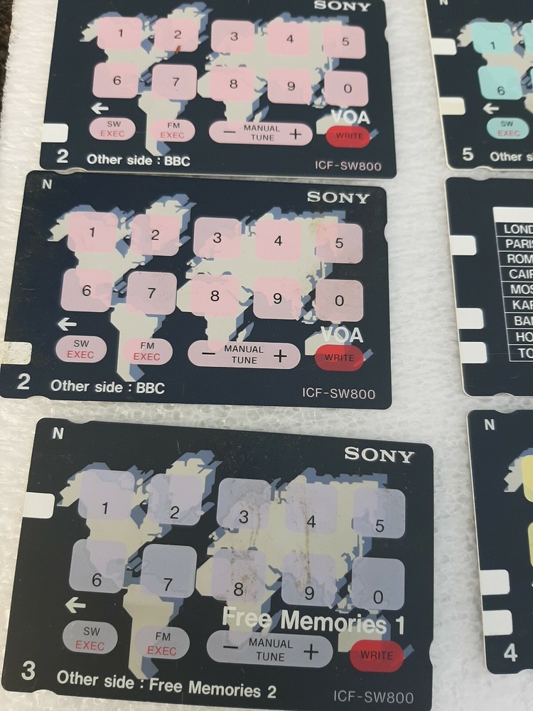 Sony short wave receivericf Sw800