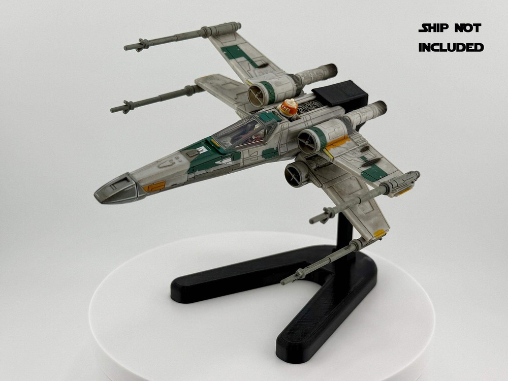 X-Wing Flight Stand Cosmic Swap Modular Display System for Micro Galaxy Squadron