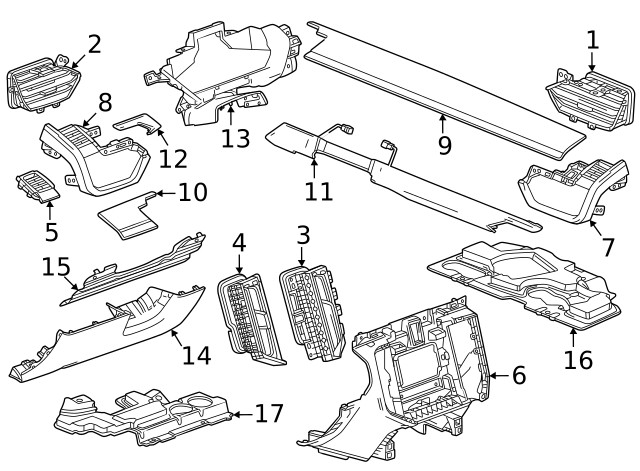 Genuine GM Lower Panel 26480402