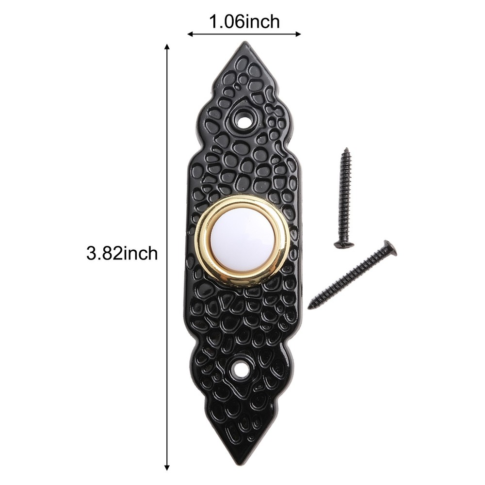Convenient Wired LED Light Doorbell Push Button for Easy Front Door Access