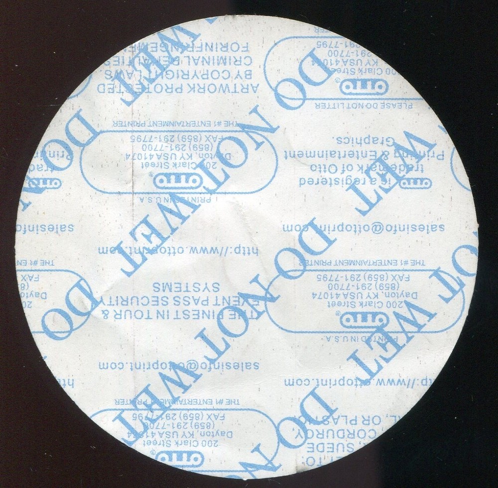 2007 Alter Bridge Concert Working Backstage Pass Wichita KS Blackbird