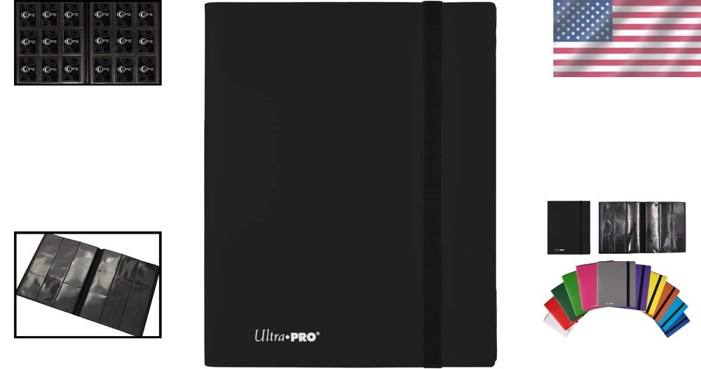 Eclipse 9-Pocket Pro-Binder Jet Black