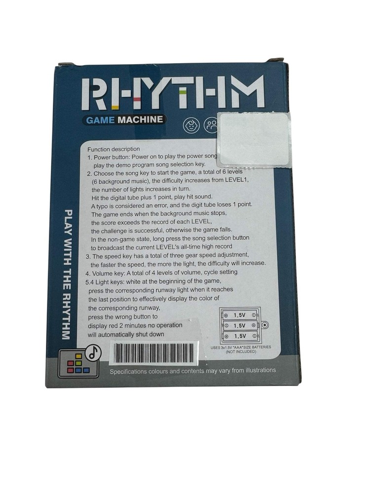 Rhythm Game Machine Handheld Toy Green