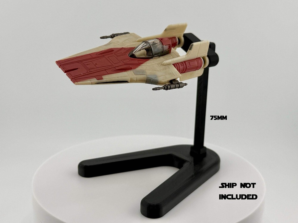 A-Wing Flight Stand for Micro Galaxy Squadron | Cosmic Swap Display System