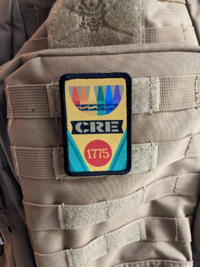 USMC marine corps crayon eater 2"x3" hook & loop tactical military morale patch