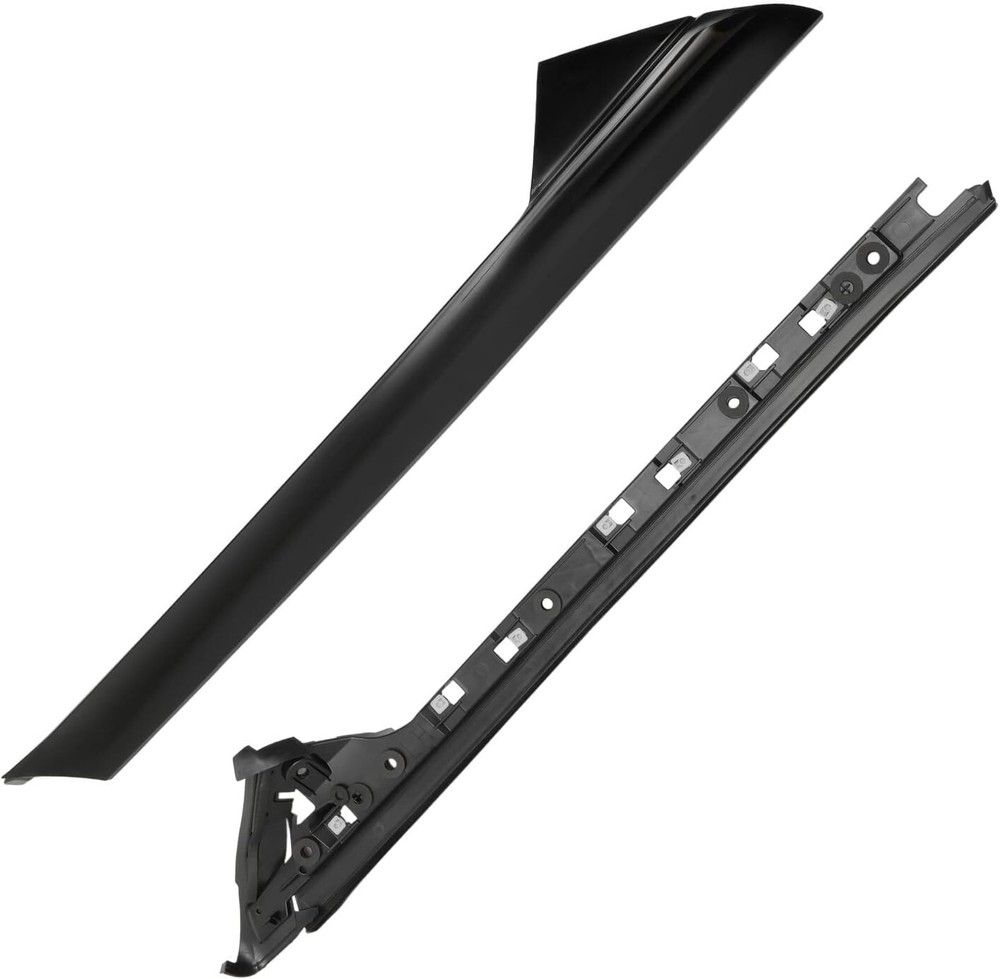 Windshield Trim Molding A-Pillar Set, Compatible with 2011-2019 Ford Explorer