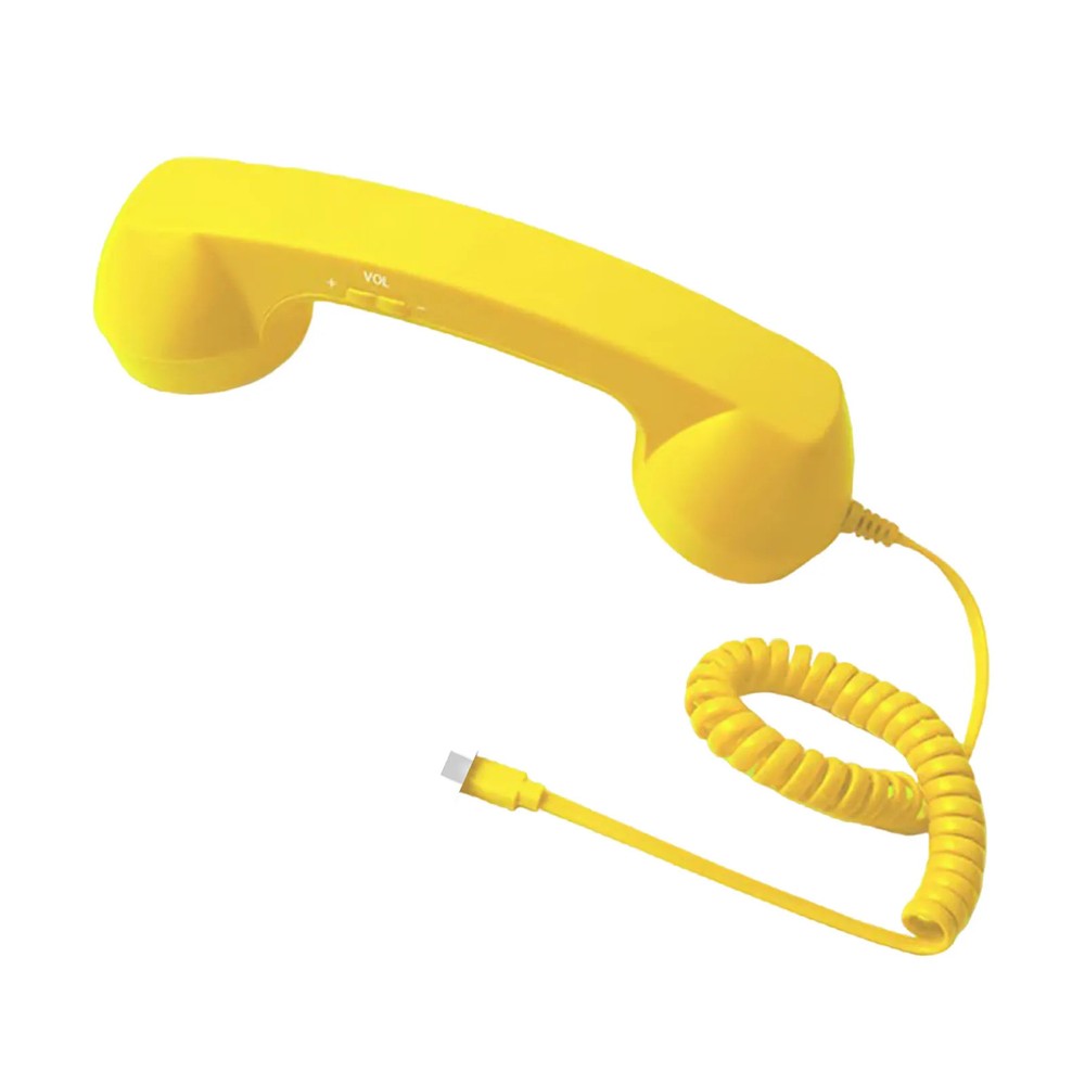 Retro Phone Handset for iPhone Android New Model with Built-in Mic Speaker HD