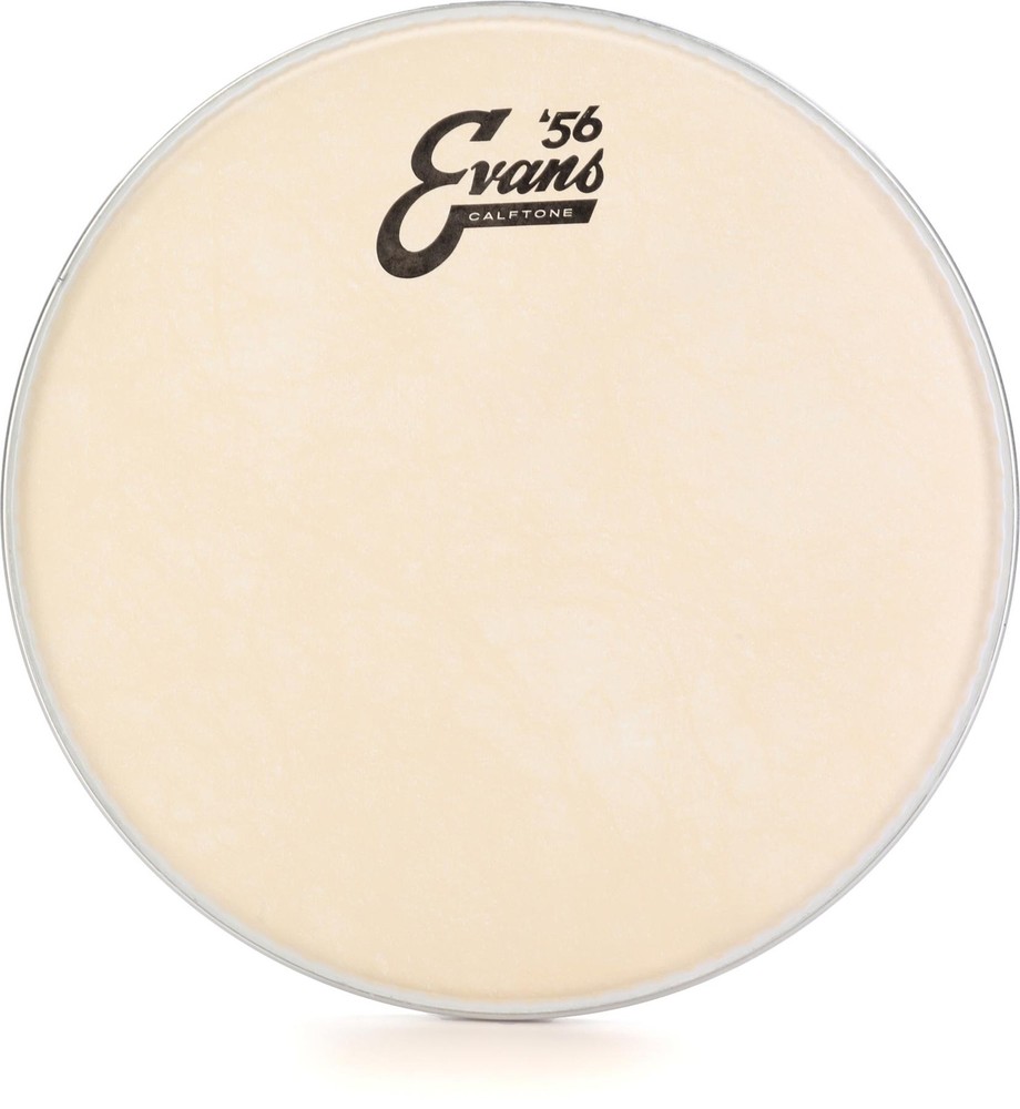 Evans Calftone Drumhead - 14 inch + Evans TT10C7 Value Bundle