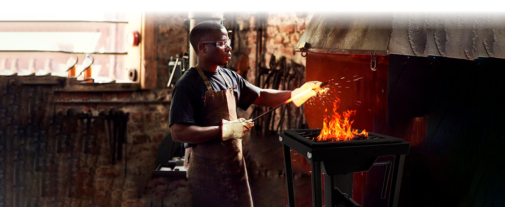 Blacksmithing Welded Firepot Coal Forge 10 x12 Inch Blacksmith Forging Tools