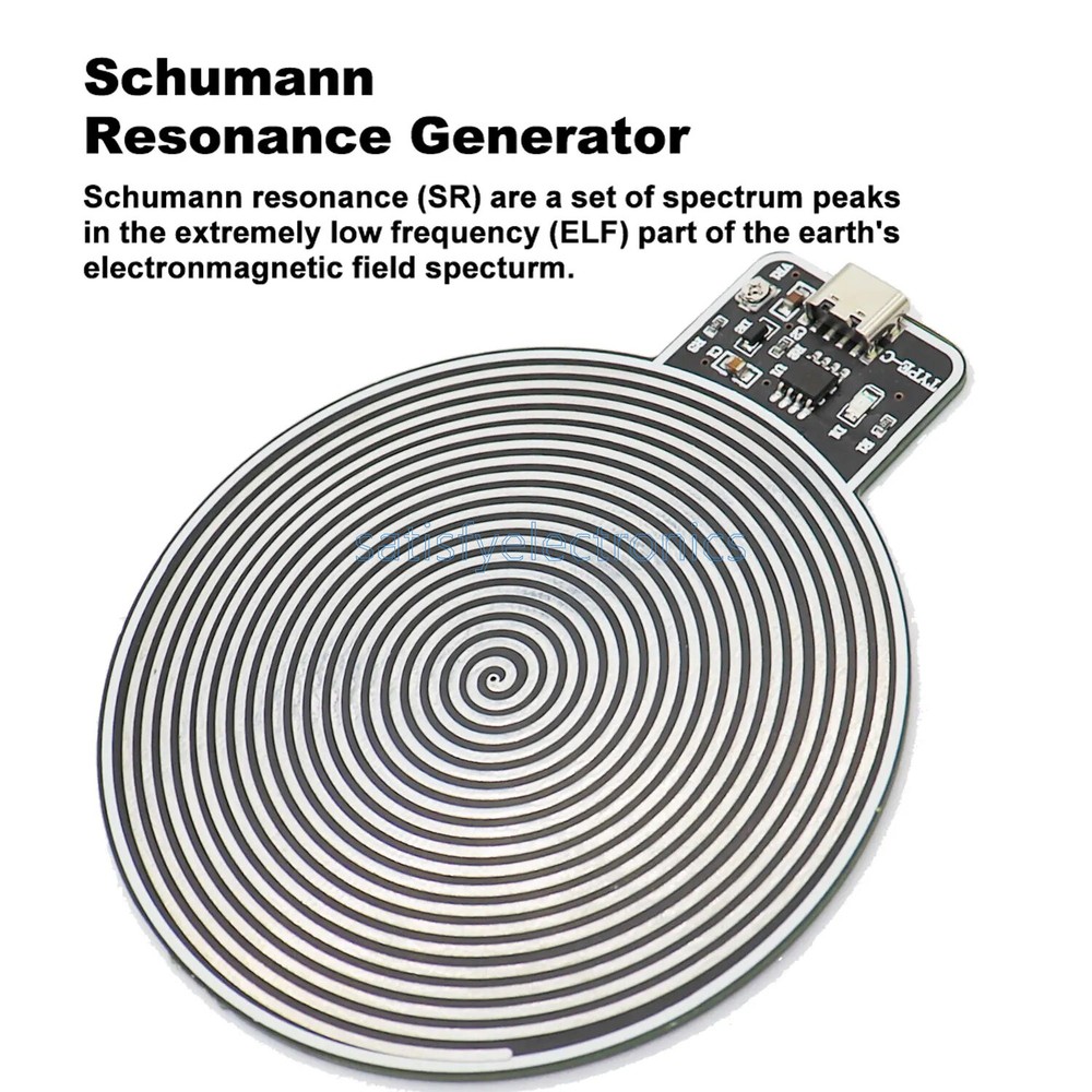 7.83Hz Schumann Wave Pulse Resonance Generator Ultra-Low Frequency USB Type-C