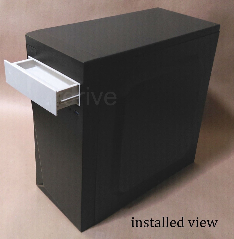 2-pack: Desktop Storage Box Organizer Drawer Optical Drives 5.25Inch Front Panel