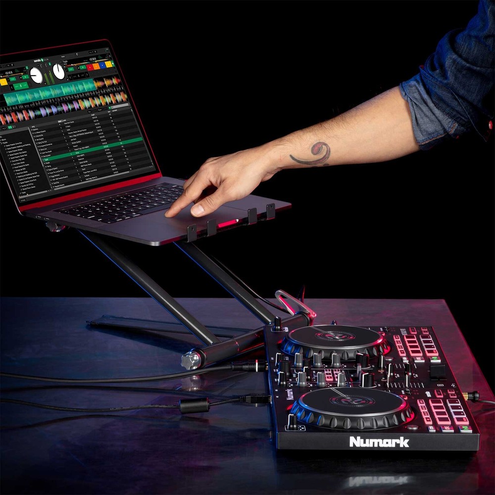 Numark Mixtrack Pro FX Effects 2-Deck Serato DJ Controller, 15" PA Speakers Pack