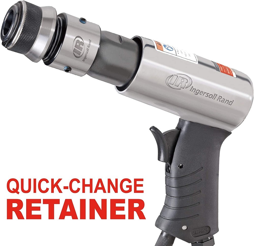 High-Performance Effortless Quick-Change Air Hammer - 3-Piece Chisel Set