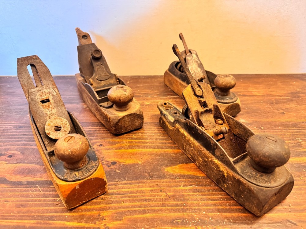 Stanley Rule & Level, Liberty Bell Transitional Smoothing Planes Woodwork Tools