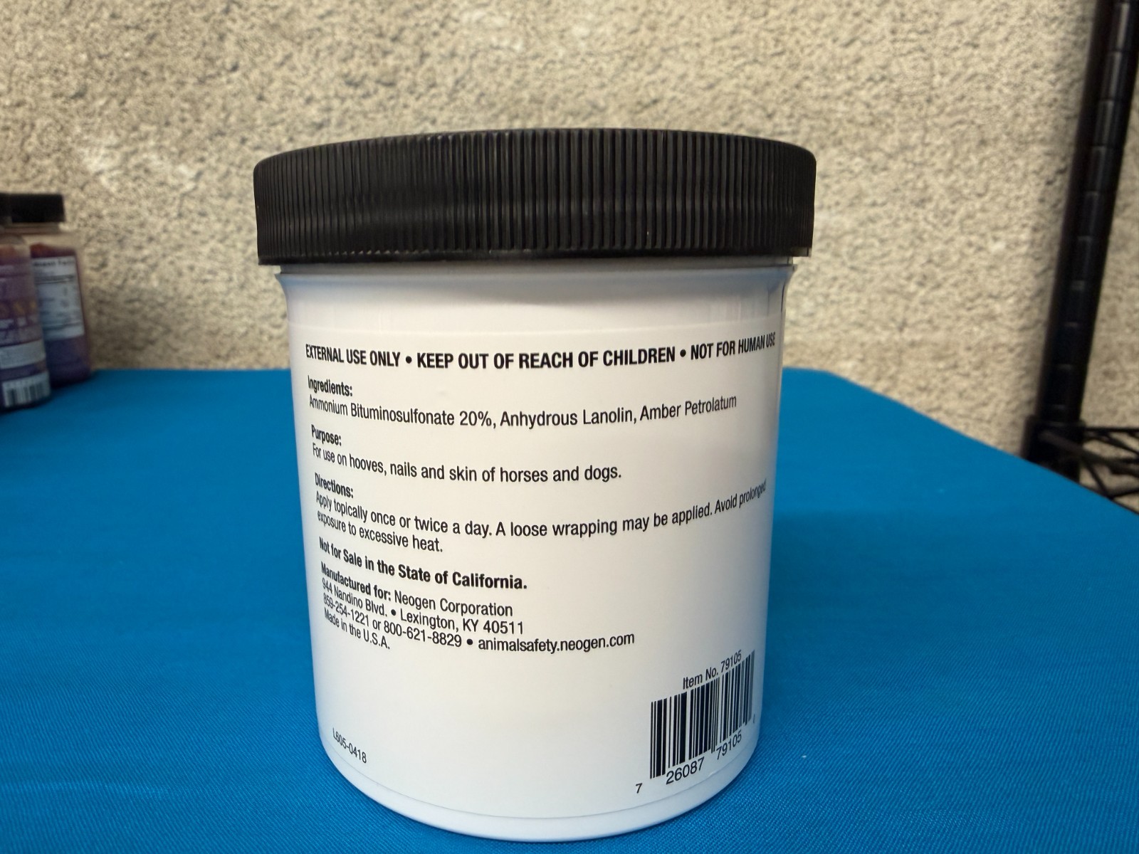 Drawing Salve Grooming Aid 14 oz Equine Horses Scrapes Wounds, Animal Health