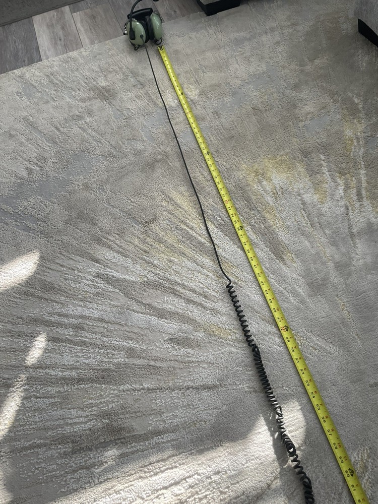 David Clark Model M-1A Aviation Pilot Headphones