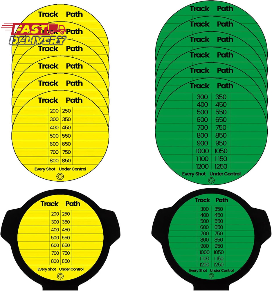 Twizz Scope DOPE Sticker Pack: Removable, Writable Adhesive Labels – 12 Pack (2