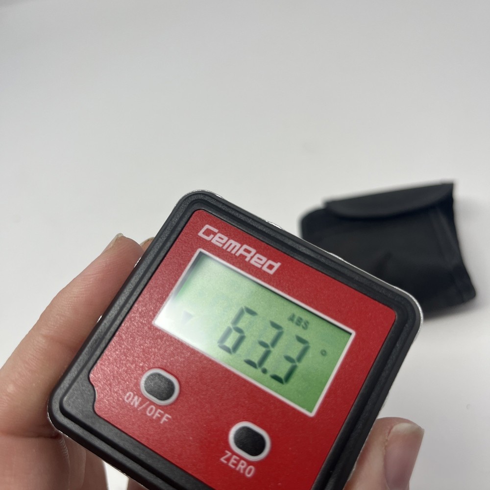 GemRed Digital Level Box, Angle Gauge Inclinometer