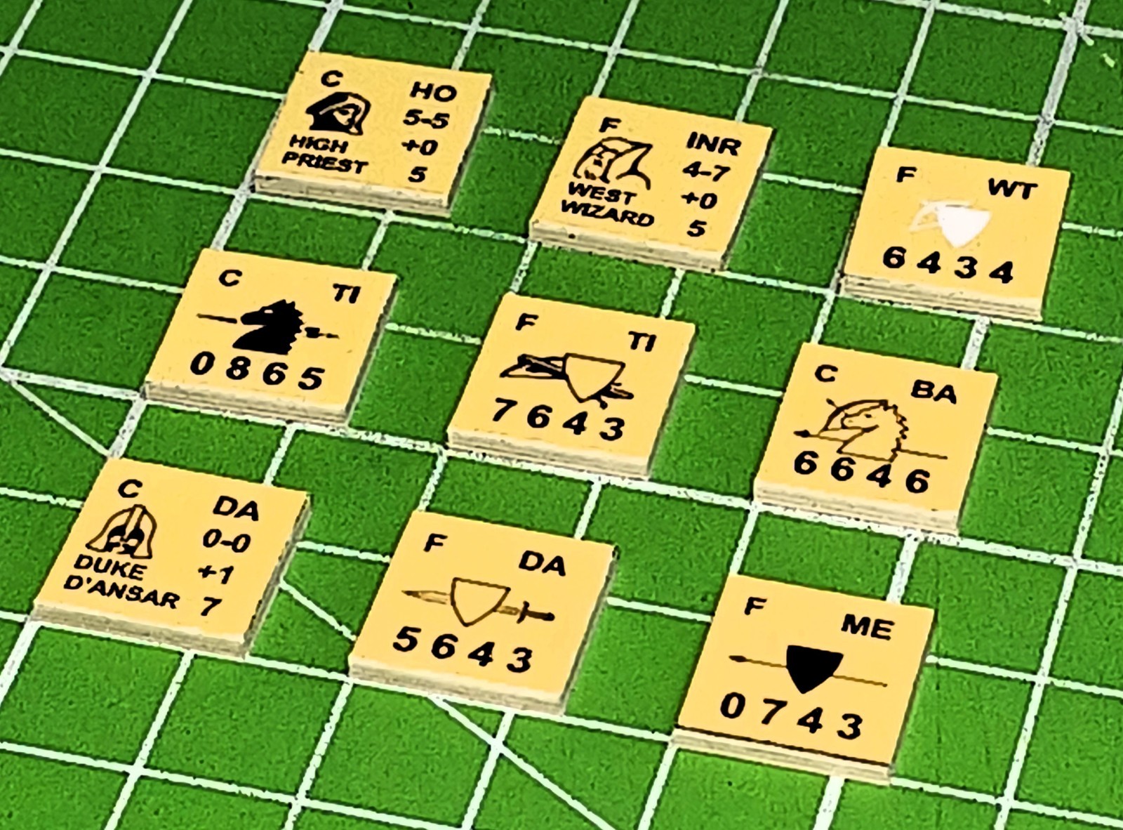 *NEW* DemonLord, Fantasy, Complete game 156 counters +Rules +Quick ref +A2 map.