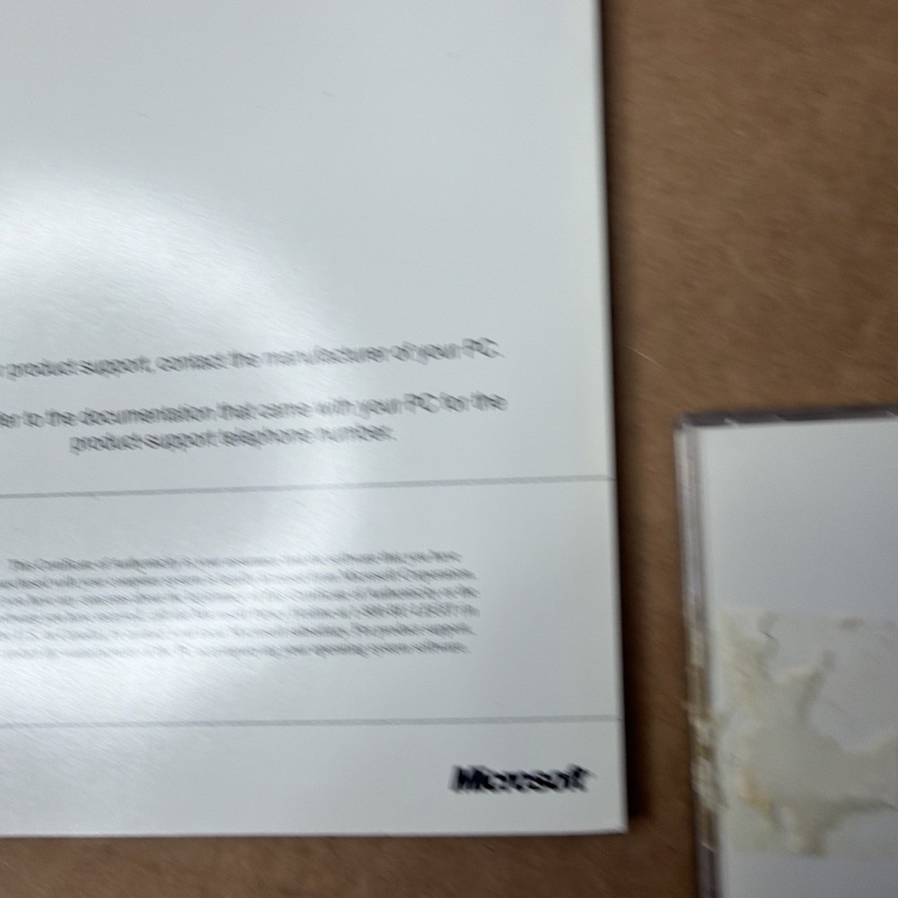 Microsoft Windows 95 Original Install CD-ROM, COA/Product Key & User Guide Used