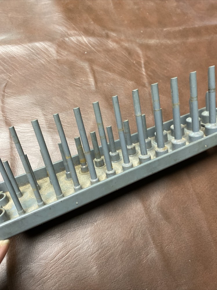 Hansen Global 3802 Socket Tray 3/8" Drive Metric Gray Plastic