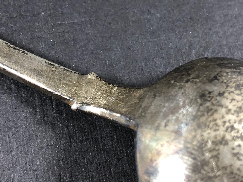 Antique Russian 1896-1908 Imperial Silver 84 Table Spoon Hallmarked Monogramed