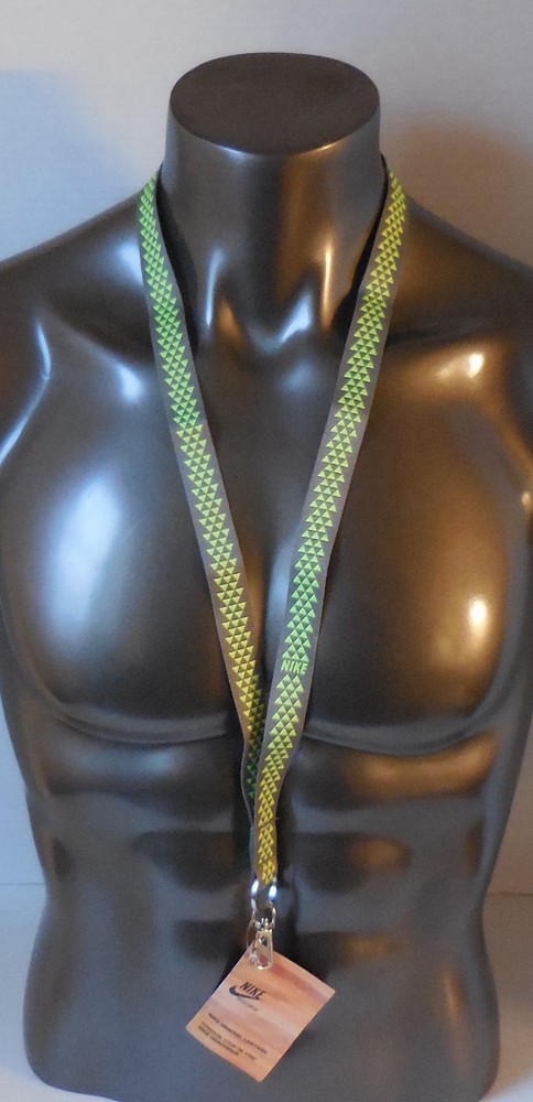 Nike Neck Graphic Lanyard Anthracite/Volt