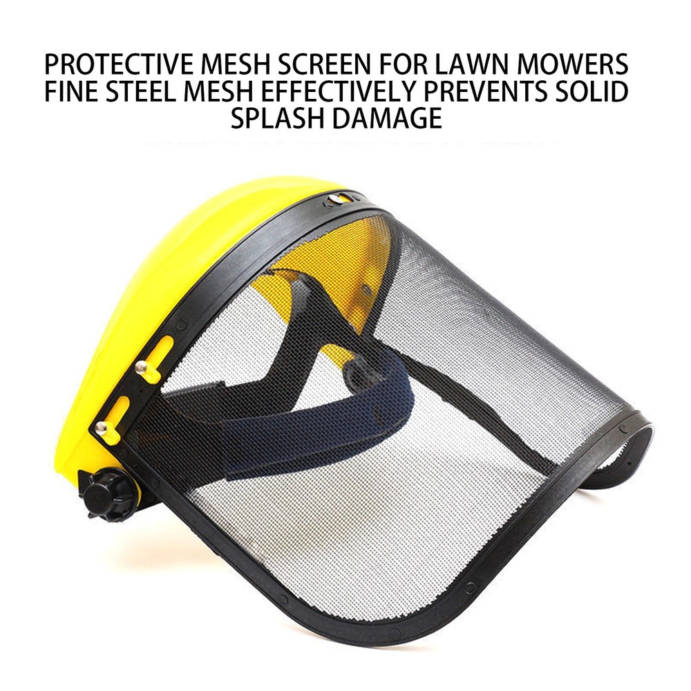 Protective Face Shield Safety Shield Hard Hat Adapter with Wire Visor