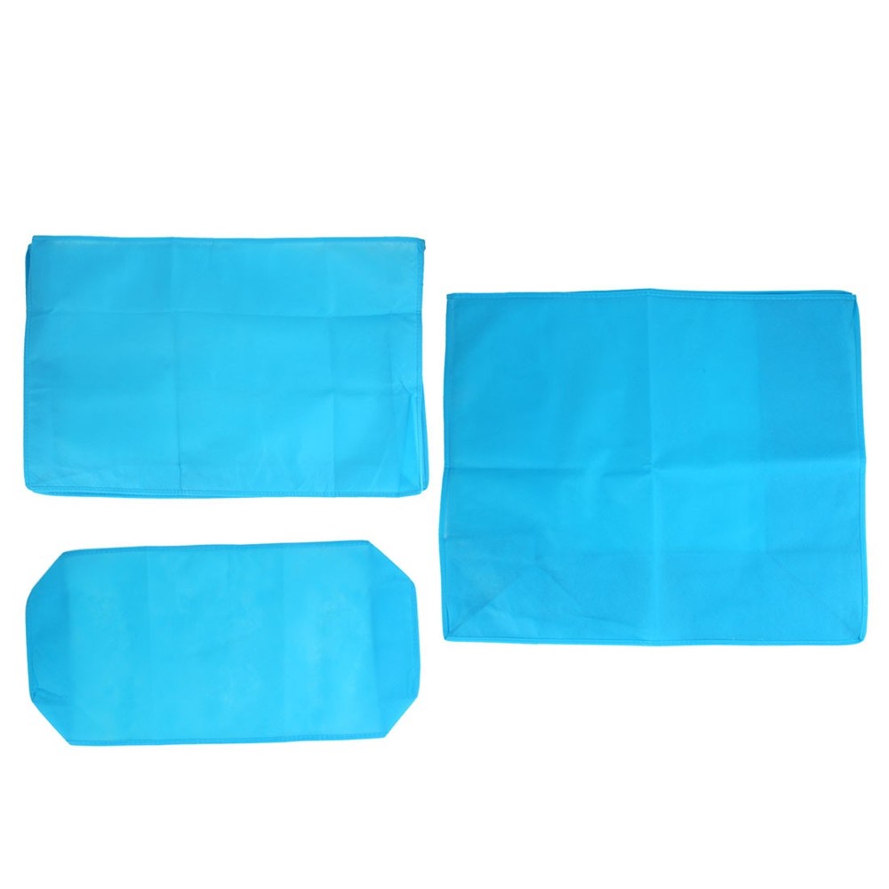 Blue Dustproof Shield Cover Set for 22" LCD Computer