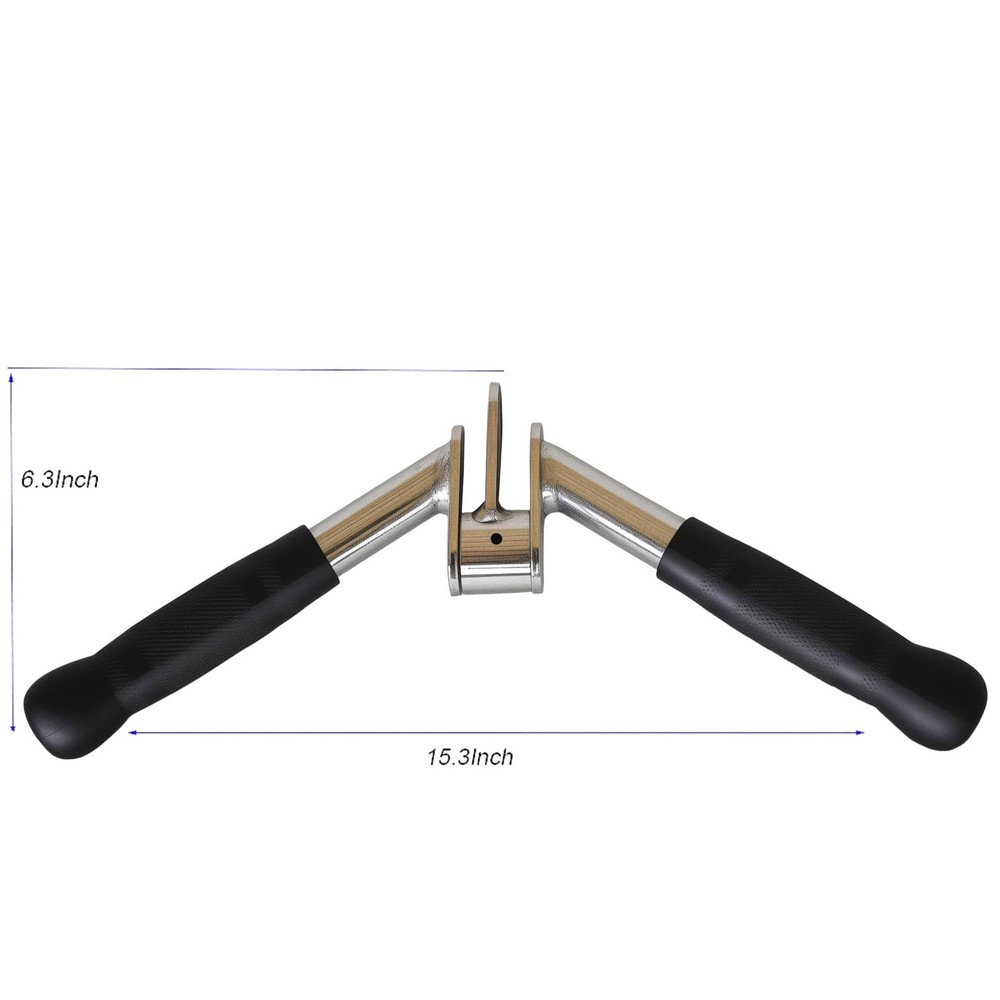 V-Shaped Bar Press Down Bar v bar Cable Machine Attachments Multi Gym Attachm...
