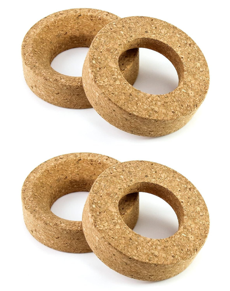 Lab Flask Support Cork Stand 4Pcs 110mm Holder for 250-2000mL Round Flasks