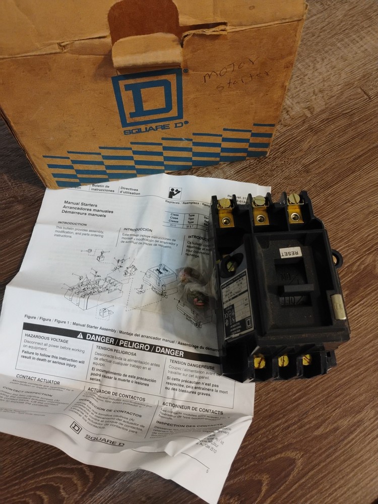 Square D Manuel Starter 600 V