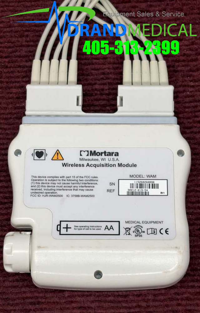 Mortara Wam Wireless Acquisition Module With Leads