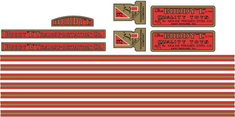 BUDDY-L TRANSPORTATION BUS  WITH STRIPES