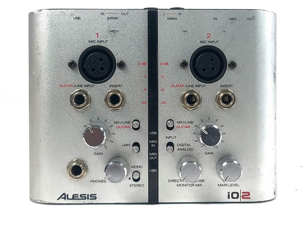 Alesis iO2 USB Audio Interface (C2018-465)