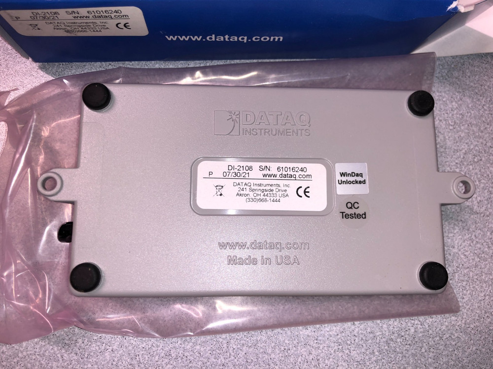 DATAQ DI-2108 Thermocouple Voltage Pulse DAQ Data Logger System, 8 Channels