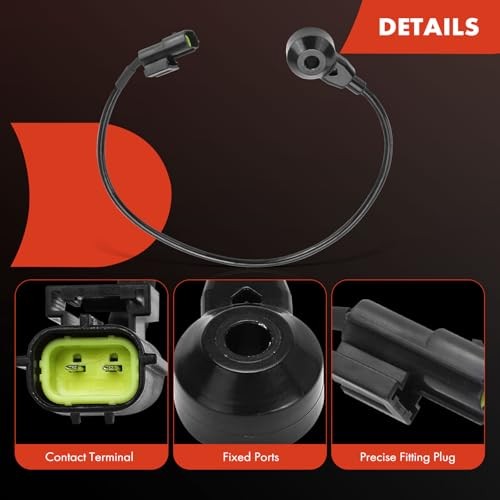 Ignition Knock Detonation Sensor Compatible with Jaguar S-Type 2003-2005,