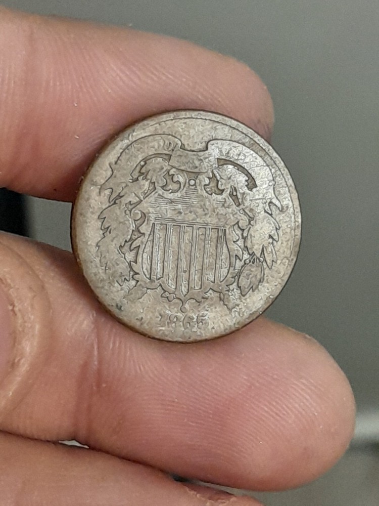 1865 2 Cent Piece #1