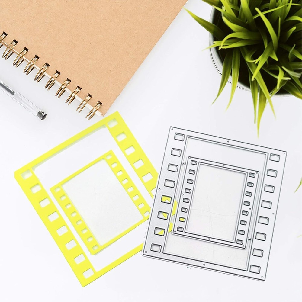 Rectangular Frame Metal Cutting Die Punch Stencils Embossing Template for Car...