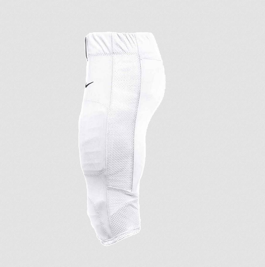 NEW $67 NIKE TEAM VAPOR VARSITY FOOTBALL 3/4 PANTS WHITE 908728-100 SZ 3XL XXXL