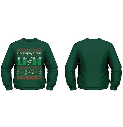 SLEEPING WITH SIRENS festive jumper SMALL