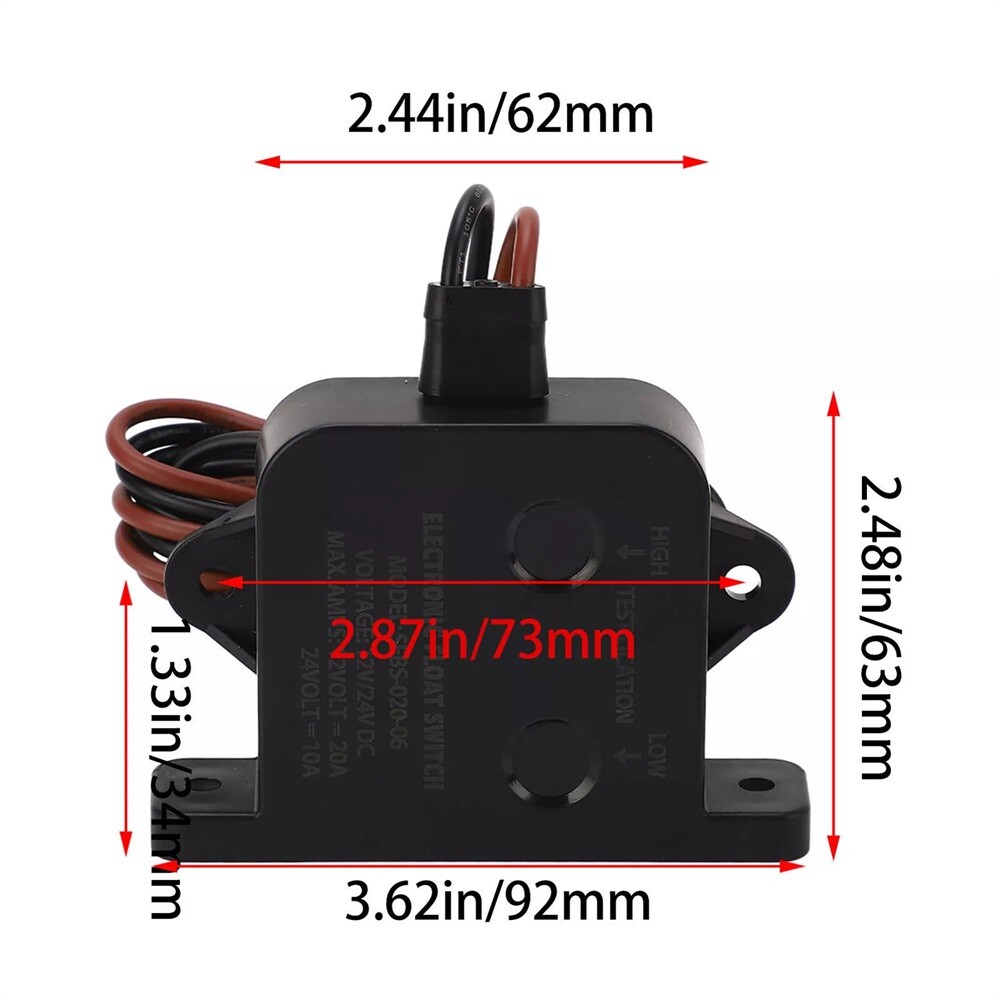 Marine Bilge Pump Sensor Electric Field Sensor Switch Automatic Alarm Water / ๑