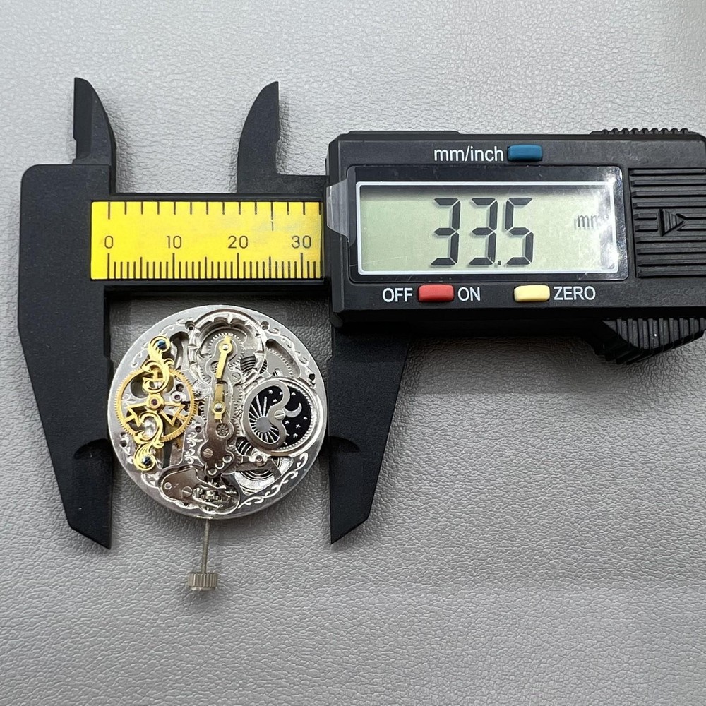 Hangzhou Mechanical Automatic Movement with Hollow Double Spring Winding