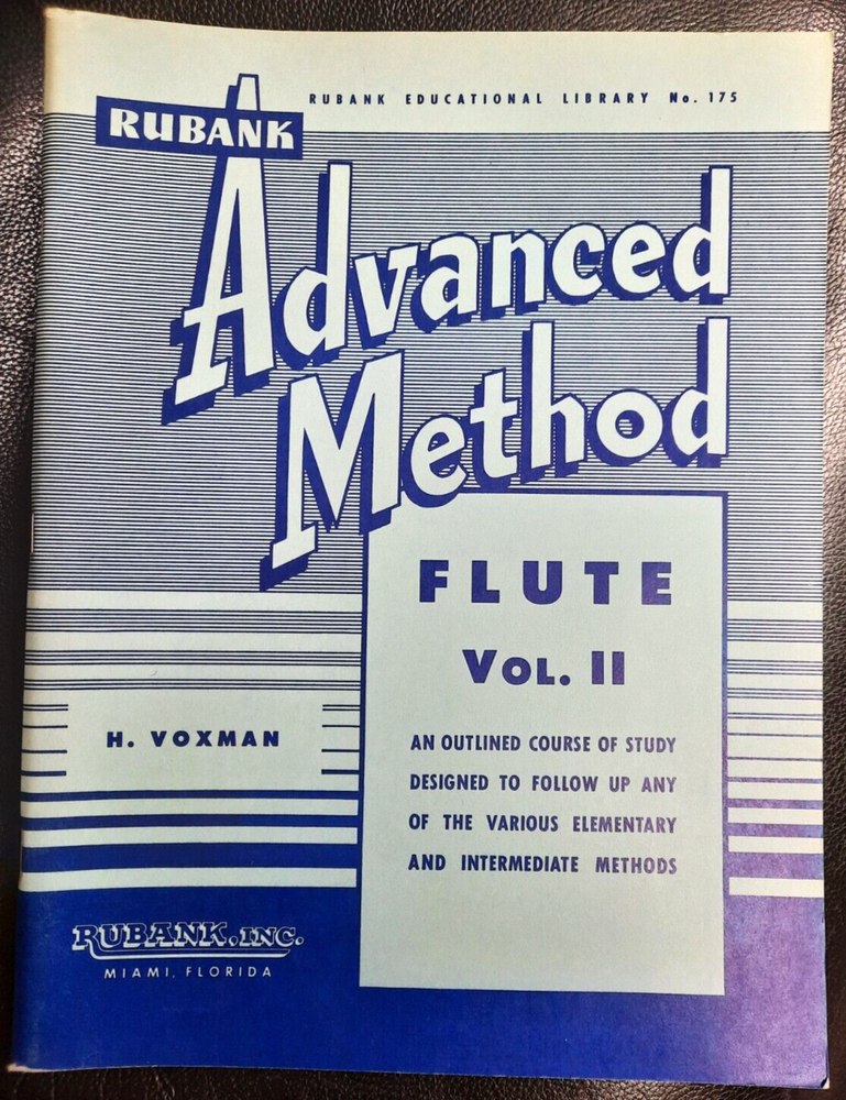 Rubank Advanced Method for Flute Vol. II