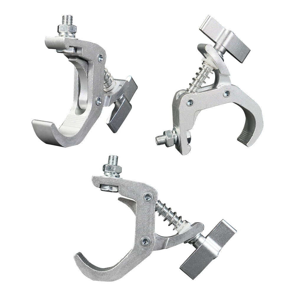 4Pack DJ Stage Lighting Clamp Truss Bracket Hook Clamp DJ Projector Bar Light