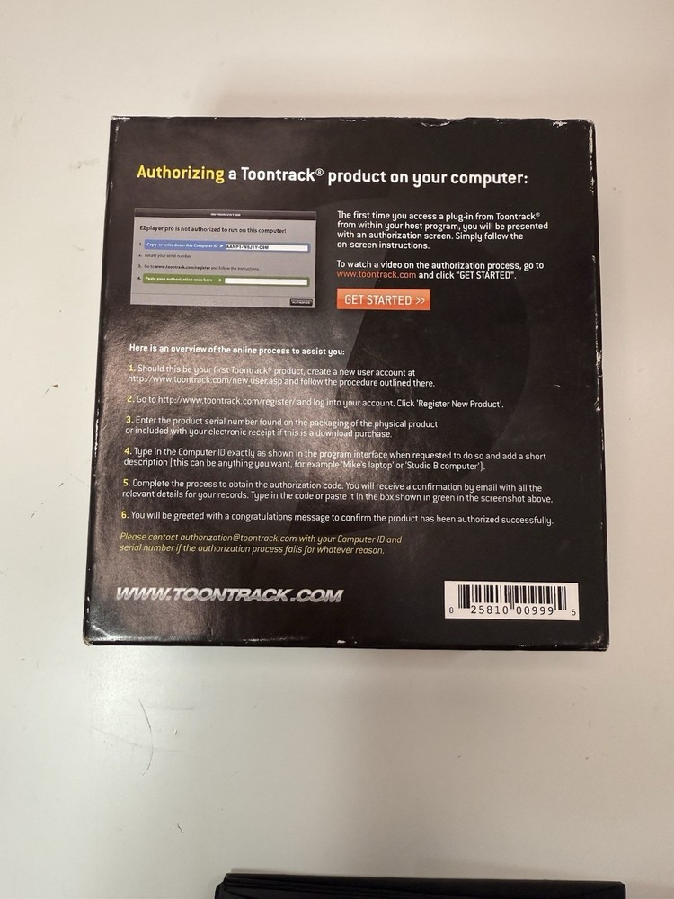 📦 Toontrack VSSD Box - Installer DVD Set