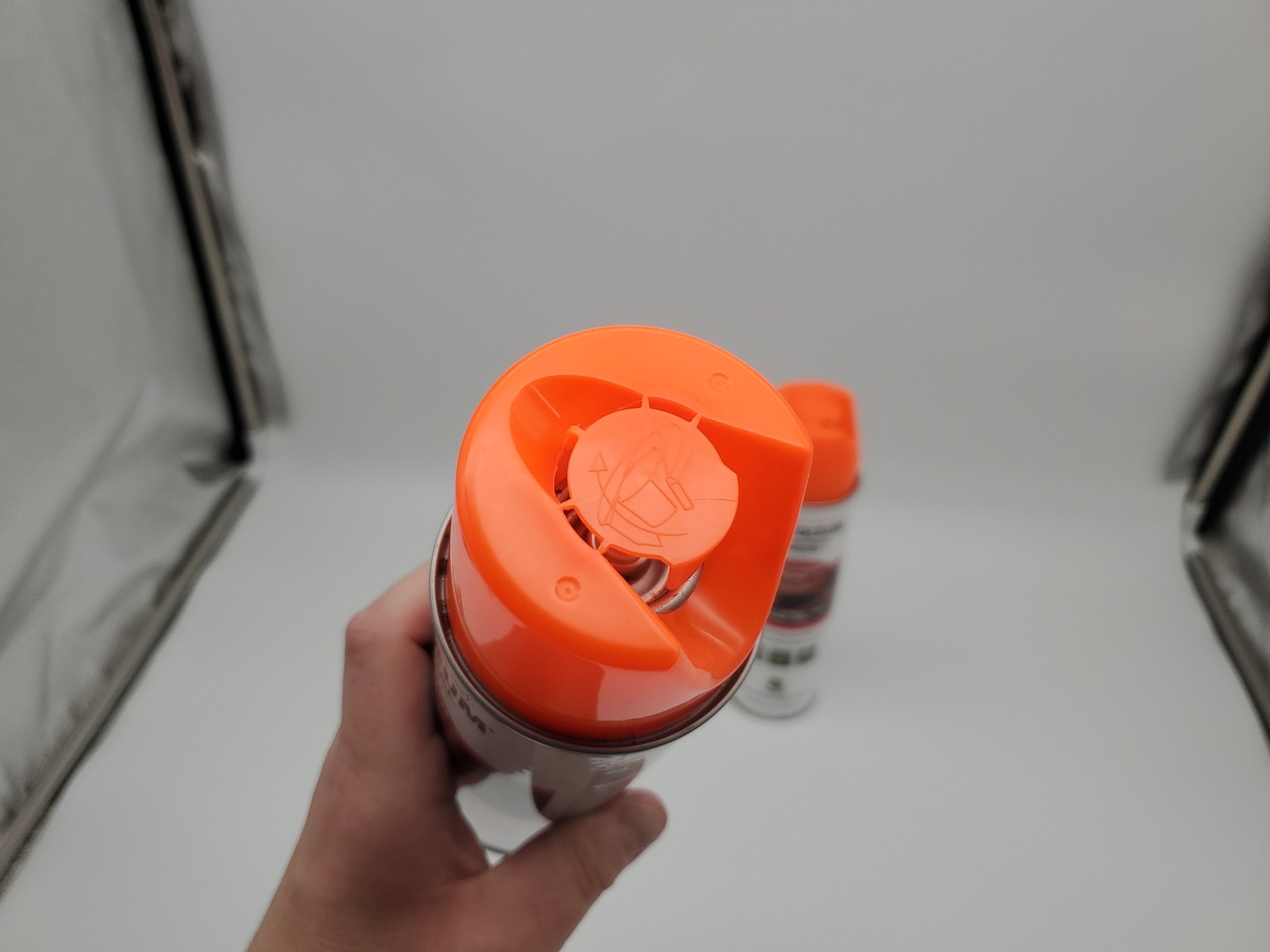 Rust-Oleum Inverted Marking Spray Paint Flourescent Orange 17oz Can Pack of 2