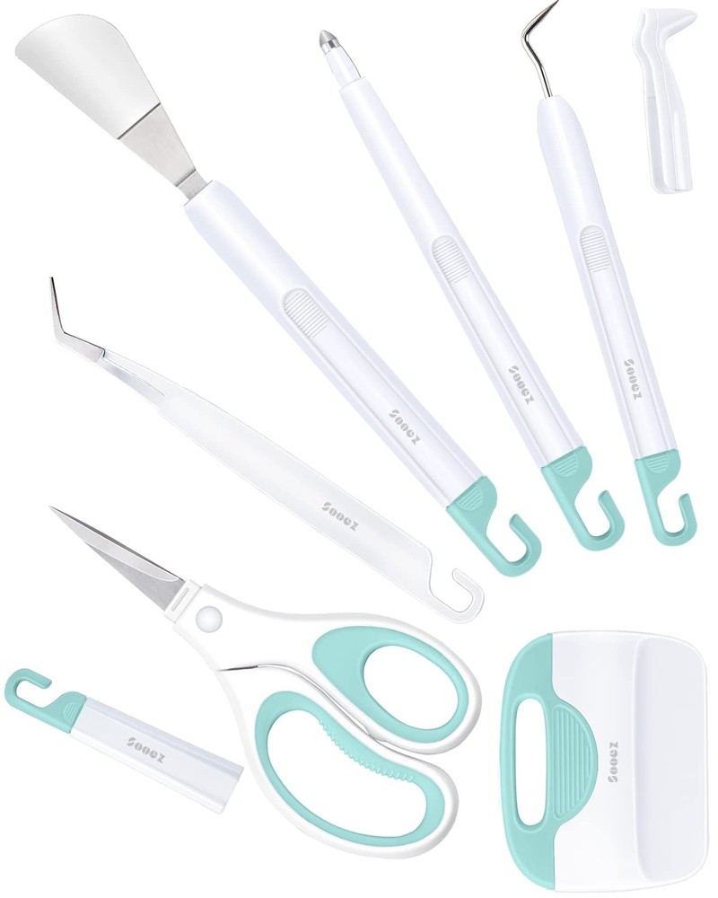 Weeding Tools for Vinyl, 6PCS Basic Tools Set, Precision Craft Vinyl Tool Kit...