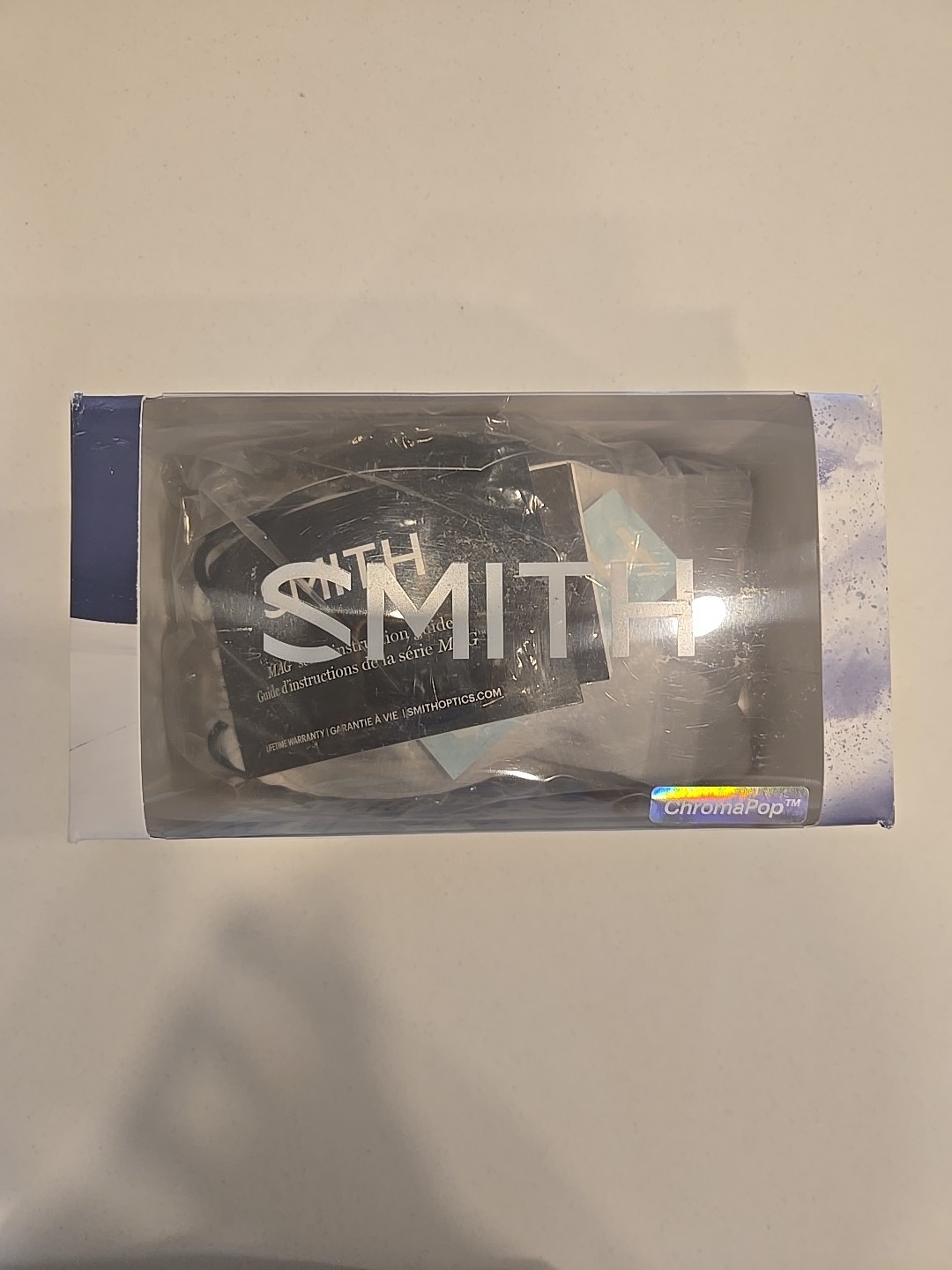 New Smith I/O XL Mag French Navy Mod Goggle Chromapop Storm Rose Flash Lens