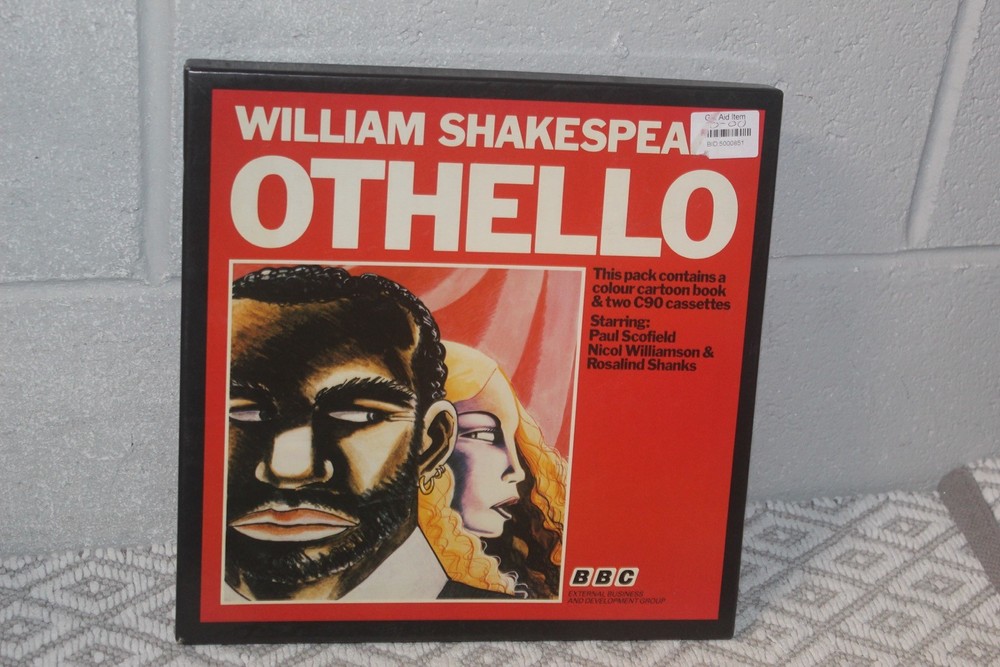 William Shakespeare Othello BBC Audiobook Cassette Book Boxset - C